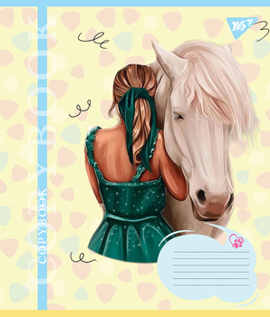 Набір зошитів Yes Friends forever А5, в лінійку, 24 аркуші, 20 шт. (67040) - Pampik - 4