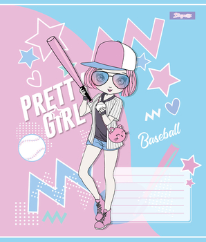 Набір зошитів 1 Вересня Pretty girl А5 в клітинку 12 аркушів 25 шт. (767189) - Pampik - 5