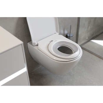 Детское сиденье для унитаза FreeON белое (49607) - Pampik - 2