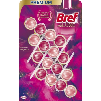 Туалетные блоки для унитаза Bref Deluxe Изящная магнолия, 200 г (4 шт. х 50 г) - Pampik