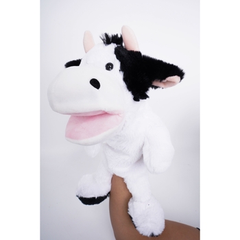 Кукла-рукавичка Pugs at Play Коровка со звуками (ST-PAP34) - Pampik - 5