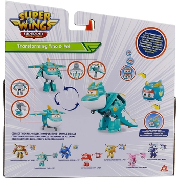 Игровой набор Super Wings Transforming Тино и любимец (EU770447) - Pampik - 4