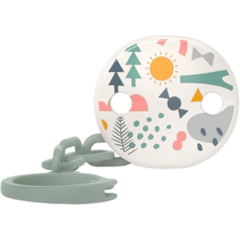 Клипса для пустышки Suavinex A walk in the park, зеленый (308231) - Pampik