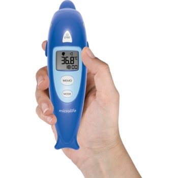 Термометр електронний інфрачервоний лобний Microlife NC 400 - Pampik - 6