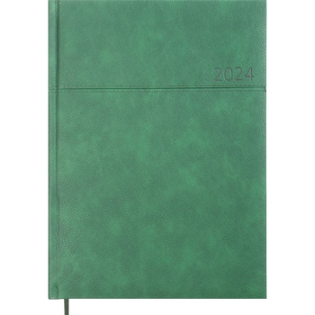 Ежедневник датированный Buromax Orion 2024 A4 зеленый (BM.2748-04) - Pampik