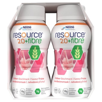 Ентеральне харчування Nestle Health Science Resource 2.0+Fibre зі смаком полуниці, 4 шт. по 200 мл - Pampik - 7