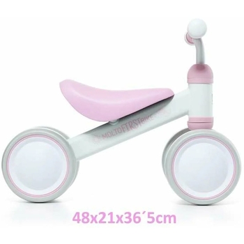 Беговел Molto розовый - Pampik - 4