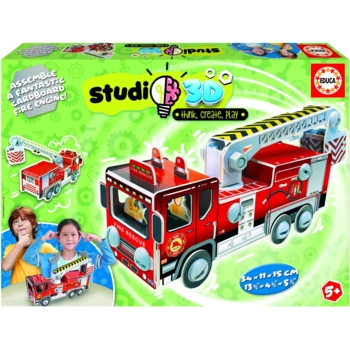 Пазл 3D Educa Пожежна машина (19186) - Pampik
