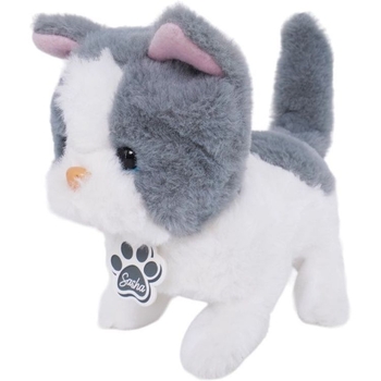 Интерактивная игрушка Pugs at Play Серо-белый котенок Sasha (ST-PAP08) - Pampik