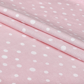 Комплект постільної білизни дитячий Home Line бязь горошок рожевий (181498) - Pampik - 2