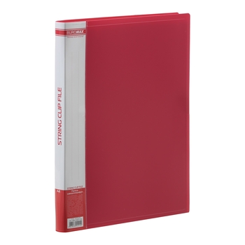 Папка пластиковая со скоросшивателем Buromax А4 красная (BM.3407-05) - Pampik