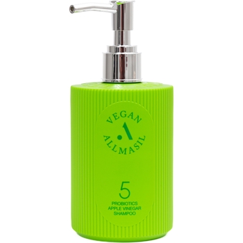 Мягкий бессульфатный шампунь All Masil 5 Probiotics Apple Vinegar Shampoo с пробиотиками и яблочным уксусом 300 мл - Pampik