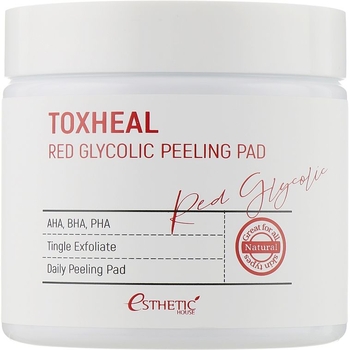 Очистительные диски Esthetic House Toxheal Red Glycolic Peeling Pad 100 шт. - Pampik - 2
