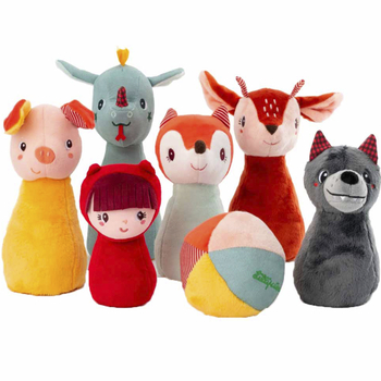 Набір для дитячого боулінгу Lilliputiens Ліс (83465) - Pampik