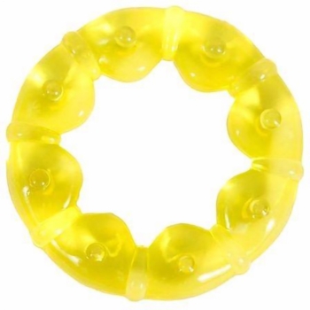 Прорізувач для зубів з водою Lindo жовтий (LI 184-2) - Pampik