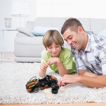 Машинка-конструктор на дистанційному керуванні Wise Block Спортивний автомобіль 435 деталей (EU389054) - Pampik - 7