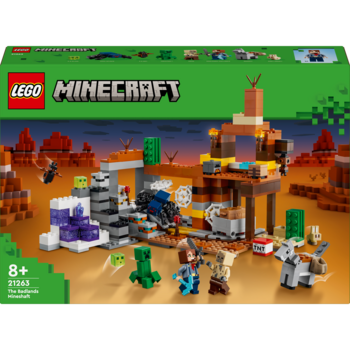 Конструктор LEGO Minecraft Покинута шахта у безплідних землях, 538 деталей (21263) - Pampik