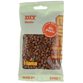 Термомозаика Hama Midi Набор био-бусин цвета нуги, 1000 шт. (HM-190-076) - Pampik