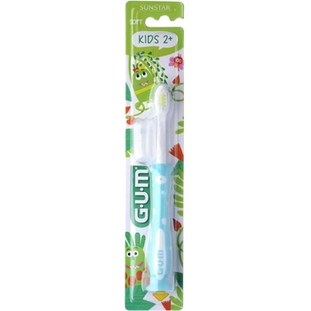 Зубная щетка GUM Kids Monster мягкая, голубая - Pampik - 3