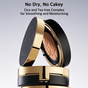 Кушон Beauty of Majesty BOM Cover Flex Cushion #21N Ivory 15 г - Pampik - 4