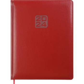 Еженедельник датирован Buromax Bravo 2024 A4 красный (BM.2780-05) - Pampik