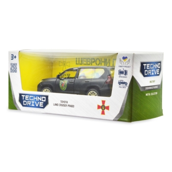 Автомодель TechnoDrive Шевроны Героев Toyota Land Cruiser Prado 110 ОМБр (250359M) - Pampik - 13