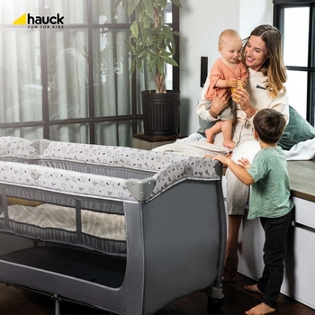 Детский манеж Hauck Sleep N Play Mickey Mouse Grey - Pampik - 10