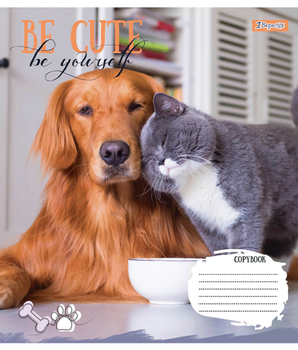 Набір зошитів 1 Вересня Be cute А5 в лінійку 12 аркушів 25 шт. (766941) - Pampik - 2