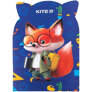 Блокнот Kite Smart fox B6 в клеточку 48 листов (K24-461-3) - Pampik