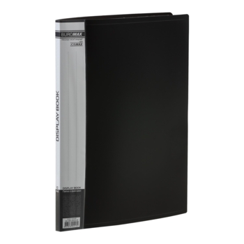 Папка с 10 файлами Buromax Jombax А4, черная (BM.3600-01) - Pampik