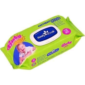 Влажные салфетки Handy Fresh baby antibacterial, 120 шт. - Pampik