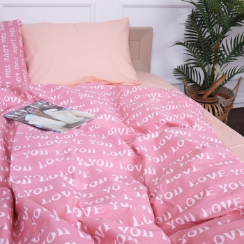 Простирадло MirSon Бязь 17-4781 Avignon 110х160 см світло-рожеве (2200008966973) - Pampik - 4