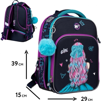 Рюкзак Yes S-78 Collection Cool Girl с пеналом и сумкой (559771) - Pampik - 13