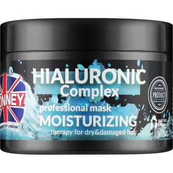 Маска для сухого та пошкодженого волосся Ronney Professional Hialuronic Complex Moinsturizing, 300 мл - Pampik