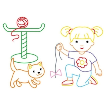 Розмальовка з підказкою Видавництво Ранок Найкращі друзі (С560010У) - Pampik - 3