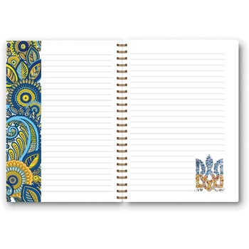 Блокнот Ранок З Україною в серці Птиця 160 аркушів (КТ1697004У) - Pampik - 4