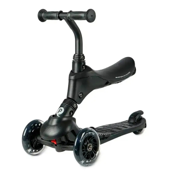 Самокат триколісний дитячий Qplay Sema Pro 5 в 1 Black (ST-004SemaProBlack) - Pampik - 3