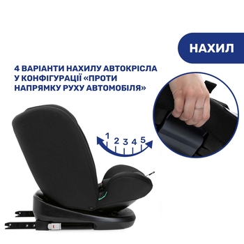 Автокрісло Chicco Mokita Air i-Size чорне (87034.72) - Pampik - 3