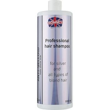 Шампунь для светлых, обесцвеченных и седых волос Ronney Professional Holo Shine Star Anti-Yellow 1 л - Pampik
