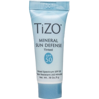 Крем минеральный солнцезащитный с оттенком TiZO Mineral Sun Defense Tinted SPF 50, 5 г - Pampik