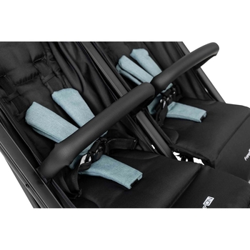 Коляска для дитини прогулянкова FreeON Active Twin чорна/зелена (49720) - Pampik - 9