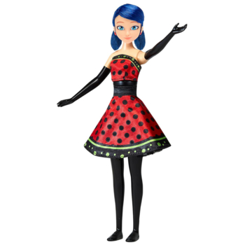 Інтерактивна лялька Miraculous Леді Баг і Супер-Кіт Дизайнерське перевтілення Леді Баг, 26 см (50414) - Pampik