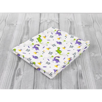 Пелюшка Руно ситець 95х110 см Динозаврики (204.03_динозаврики) - Pampik