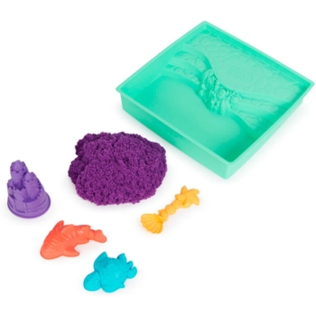 Набір піску для дитячої творчості Kinetic Sand V2 Замок з піску, 454 г, фіолетовий (71402) - Pampik - 2