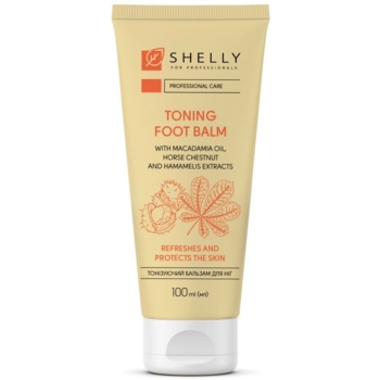Бальзам для ніг Shelly тонізуючий з олією макадамії, екстрактами кінського каштана та гамамелісу 100 мл - Pampik