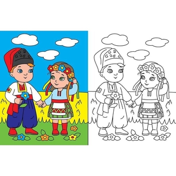 Розмальовка Видавництво Ранок Подивись і розфарбуй Барвиста Україна (С628011У) - Pampik - 3