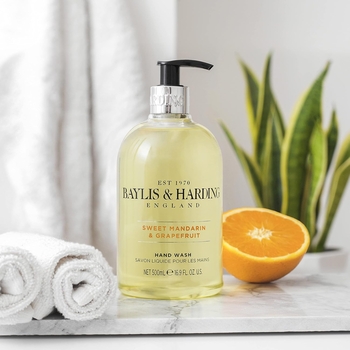 Жидкое мыло для рук Baylis & Harding Sweet Mandarin & Grapefruit, 500 мл - Pampik - 4