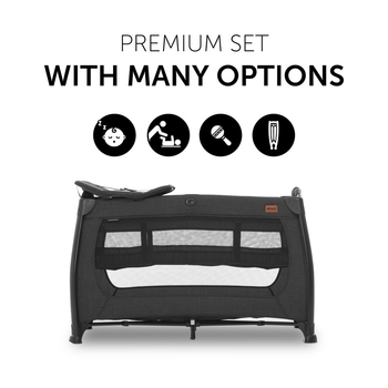 Детский манеж Hauck Play N Relax Melange Black - Pampik - 3