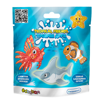 Стретч-іграшка #sbabam Желейна Тропічні друзі в дісплеї 8 шт. (120/CN23-CDU) - Pampik - 3