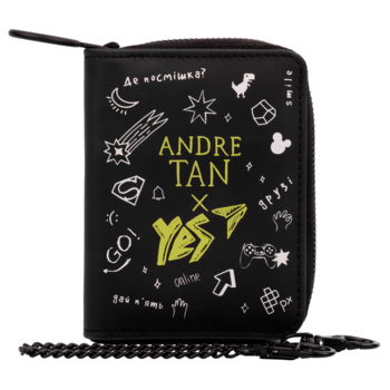 Кошелек Yes by Andre Tan Dark черный (530706) - Pampik